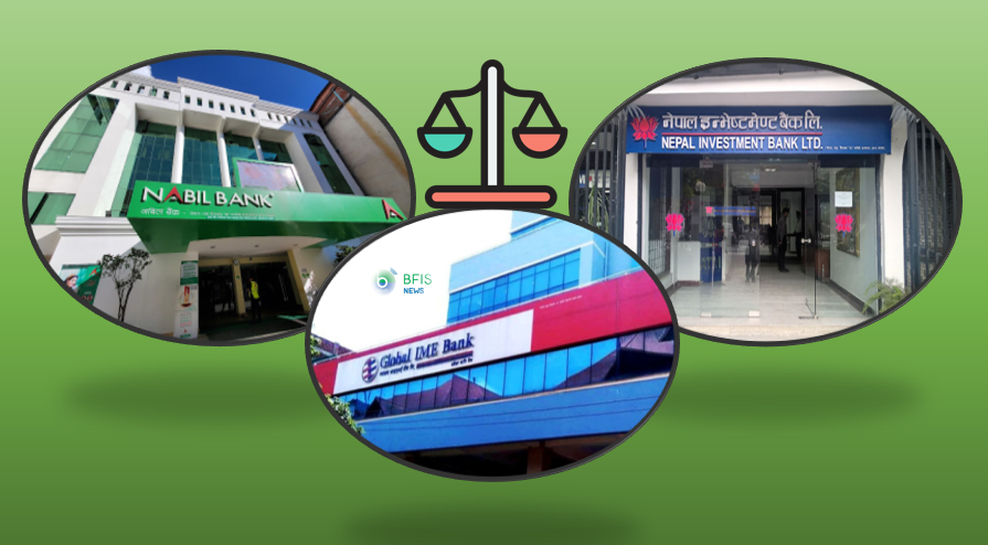 मर्जर पछि शक्तिशाली बनेका नविल, ग्लोबल र नेपाल इन्भेष्टमेन्ट बने बलिया प्रतिस्पर्धी, हेर्नुहोस् कसको सूचक कस्तो ?